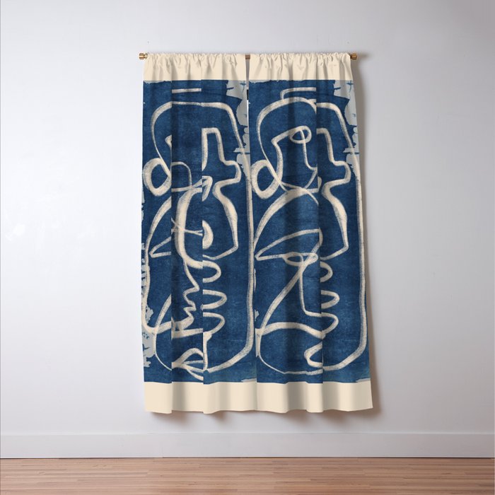 Abstract line art 200 Window Curtain Gallery Image 3
