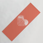 Love birds sitting on a tree Yoga Mat Gallery Image 1