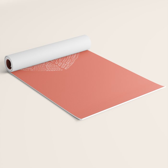 Love birds sitting on a tree Yoga Mat Gallery Image 2