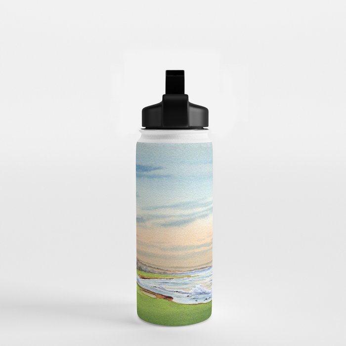 Pebble Beach Golf Course 18th Hole Water Bottle Gallery Image 2