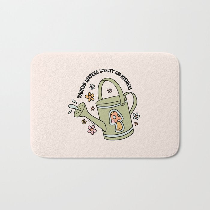 Taurus Watering Can Bath Mat Gallery Image 1