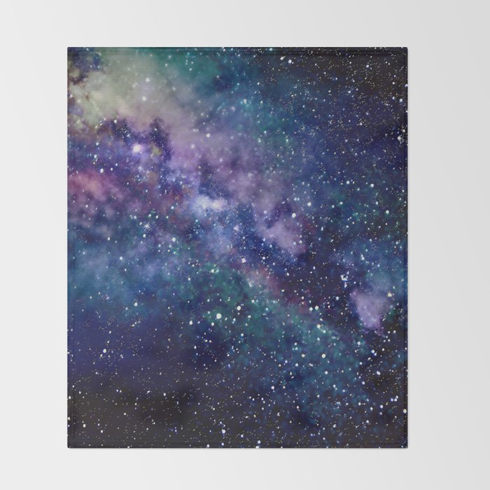 Milky Way Throw Blanket Gallery Image 2