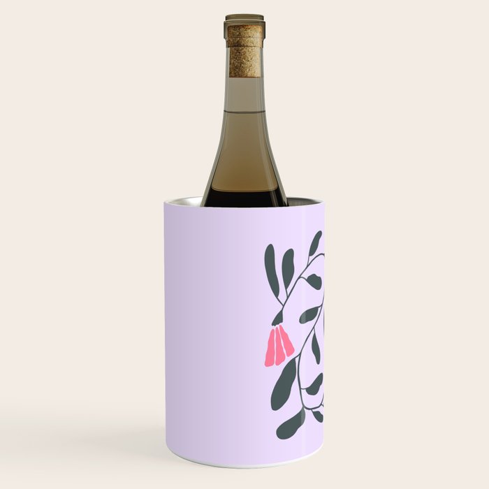 Abstract Tulips and Foliage  Wine Chiller Gallery Image 2