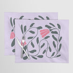 Abstract Tulips and Foliage  Placemat Gallery Image 1