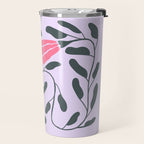 Abstract Tulips and Foliage  Travel Mug Gallery Image 2