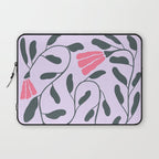 Abstract Tulips and Foliage  Laptop Sleeve Gallery Image 1