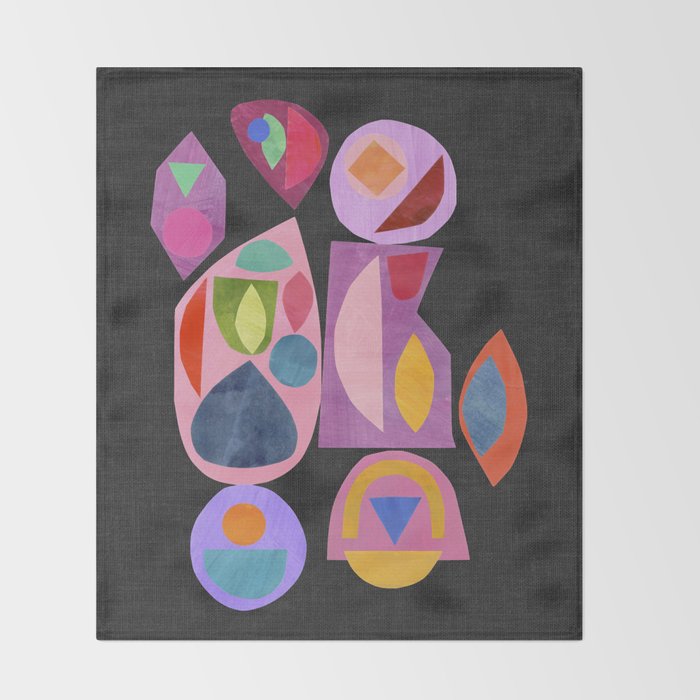 Midnight Mirror Throw Blanket Gallery Image 2