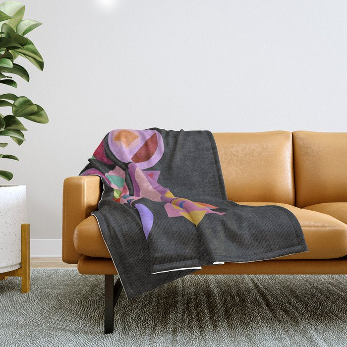 Midnight Mirror Throw Blanket Gallery Image 1