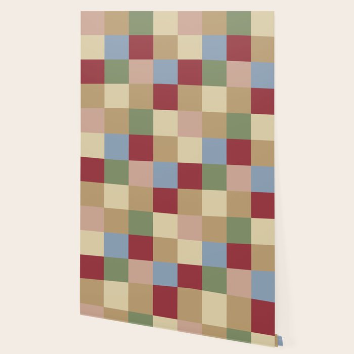 Bold Vintage Checks Pattern - Large XXI Wallpaper Gallery Image 2