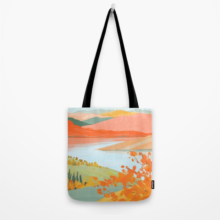 Autumn Riverside Tote Bag Gallery Image 2