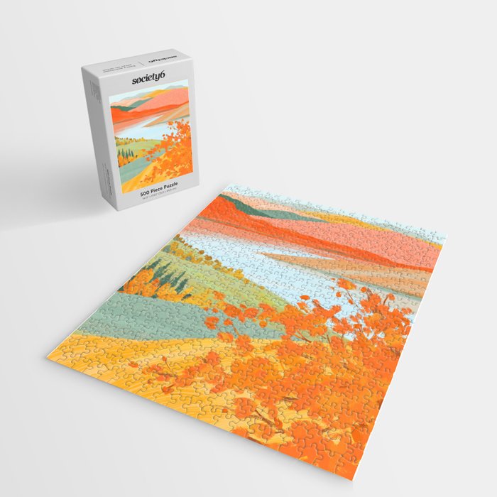 Autumn Riverside Jigsaw Puzzle Gallery Image 2