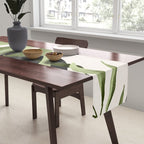 Abstract Art Tropical Leaves 23 Table Runner Gallery Image 2