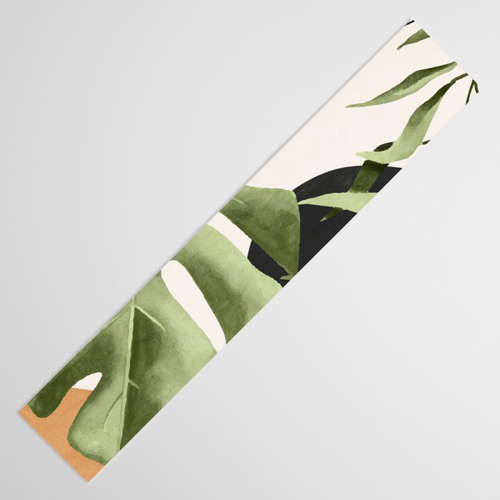 Abstract Art Tropical Leaves 23 Table Runner Gallery Image 3