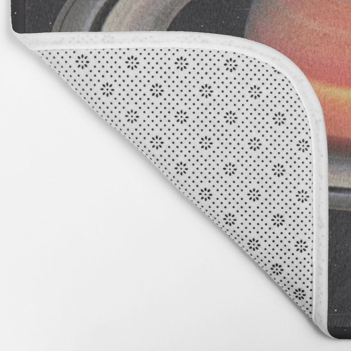 Galactic DJ - Vinyl Saturn Turntable Bath Mat Gallery Image 2