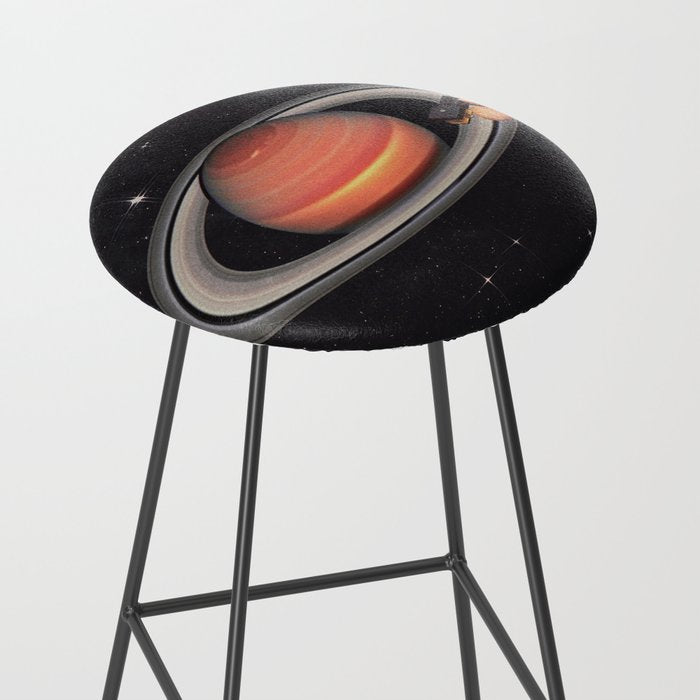 Galactic DJ - Vinyl Saturn Turntable Stool Gallery Image 2