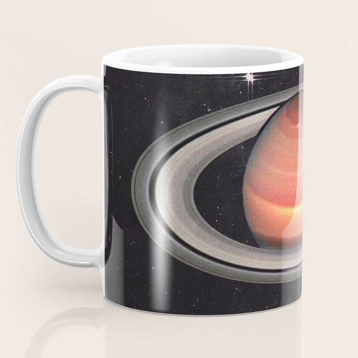 Galactic DJ - Vinyl Saturn Turntable Coffee Mug Gallery Image 3