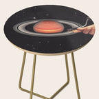 Galactic DJ - Vinyl Saturn Turntable Side Table Gallery Image 2
