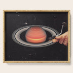 Galactic DJ - Vinyl Saturn Turntable Serving Tray Gallery Image 1