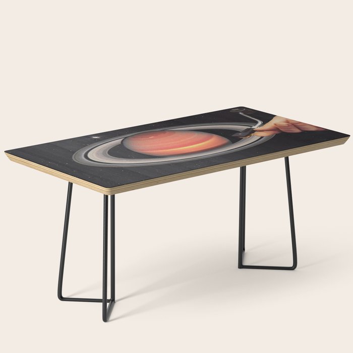 Galactic DJ - Vinyl Saturn Turntable Coffee Table Gallery Image 1