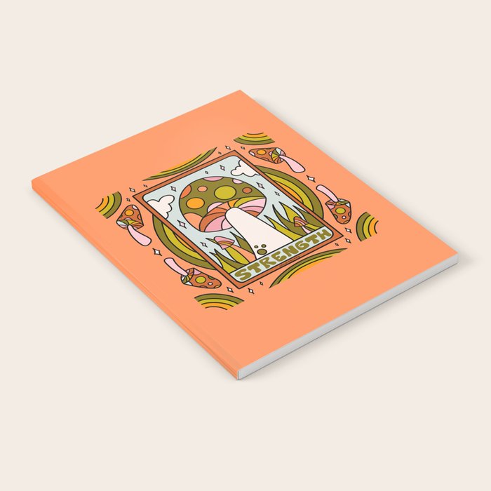 8. Strength Mushroom Notebook Gallery Image 1