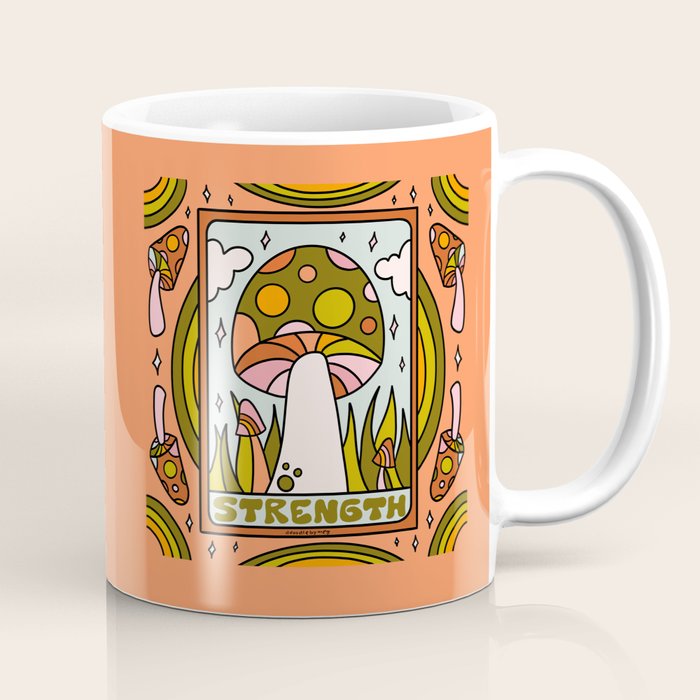 8. Strength Mushroom Coffee Mug Gallery Image 1