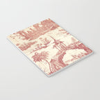Antique 18th Century Chinoiserie Pagoda Toile de Jouy Notebook Gallery Image 3