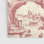 Antique 18th Century Chinoiserie Pagoda Toile de Jouy Poster Gallery Image 3