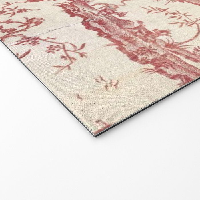 Antique 18th Century Chinoiserie Pagoda Toile de Jouy Welcome Mat Gallery Image 2