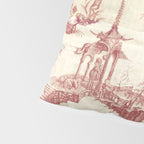 Antique 18th Century Chinoiserie Pagoda Toile de Jouy Pillow Sham Gallery Image 4
