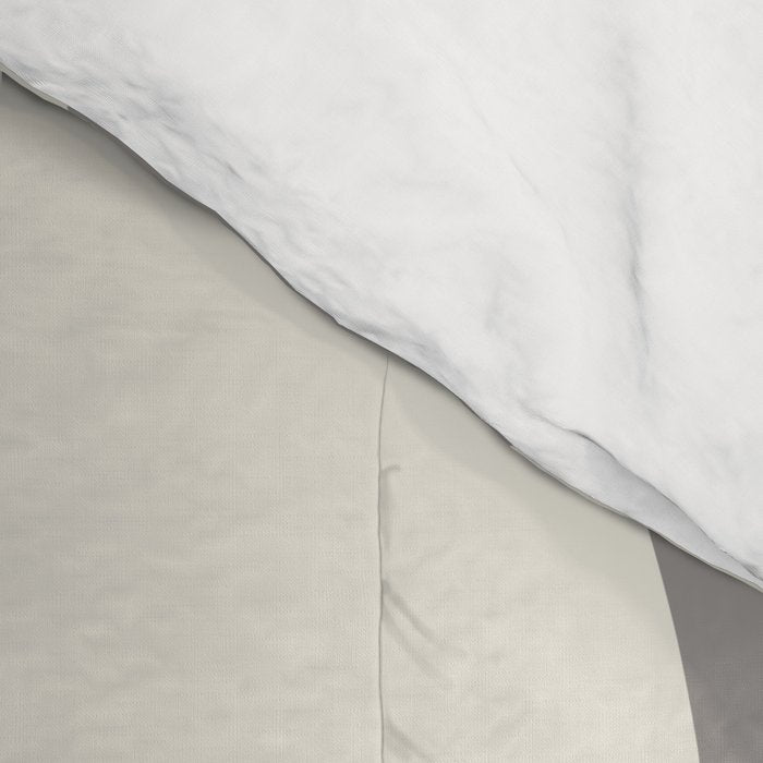 Mid Century Modern Retro Lounge Striped Ogee Pattern Gray Ochre Cream Comforter Gallery Image 4