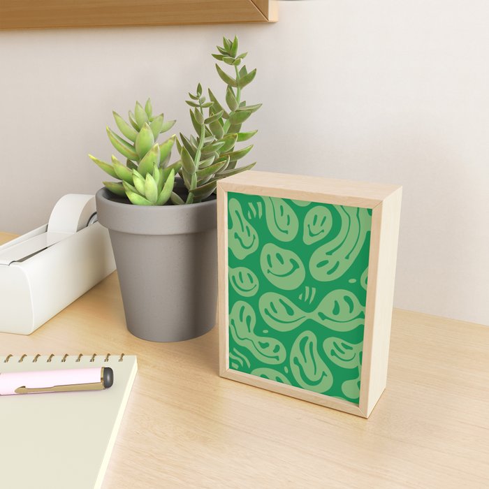 Money Green Melted Happiness Mini Art Print Gallery Image 2