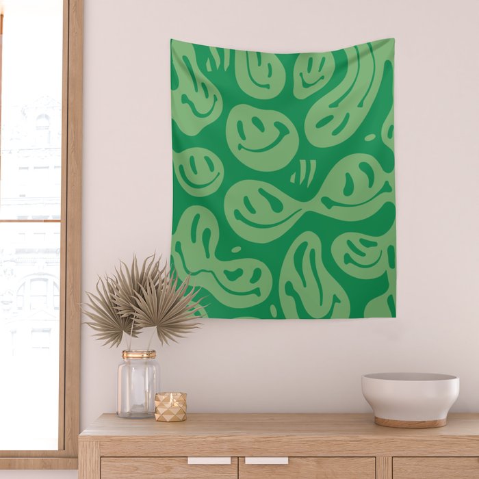 Money Green Melted Happiness Wall Tapestry Gallery Image 2