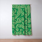 Money Green Melted Happiness Window Curtain Gallery Image 3
