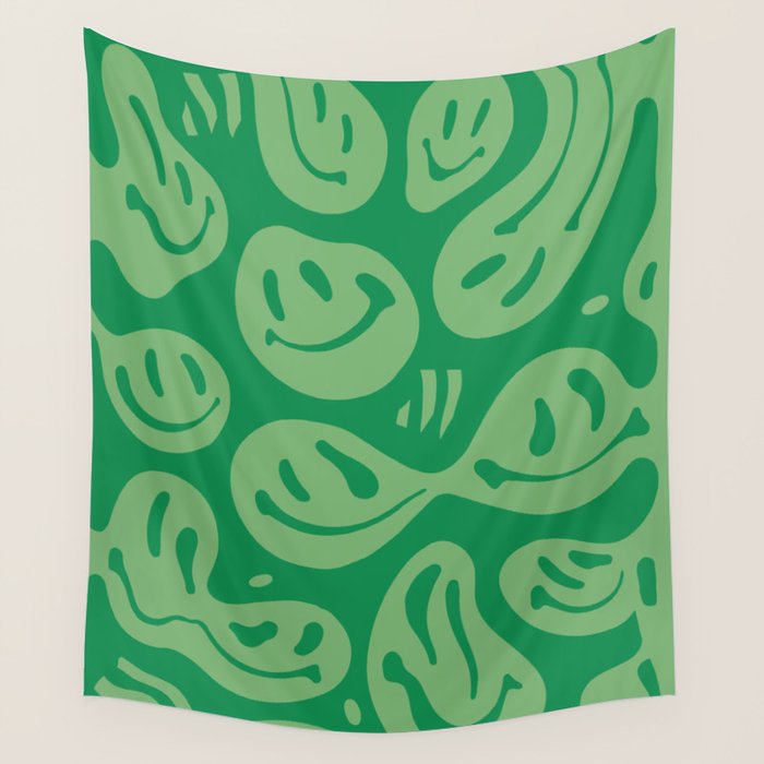 Money Green Melted Happiness Wall Tapestry Gallery Image 4