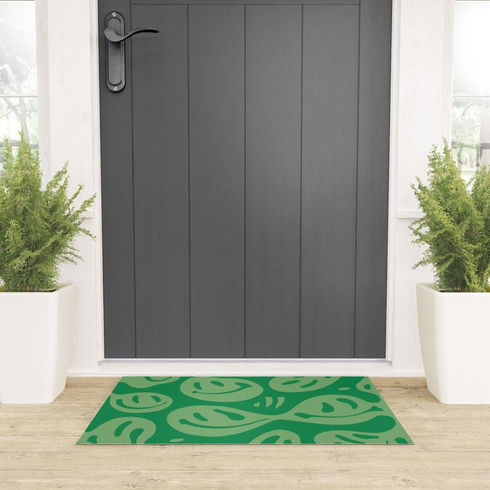 Money Green Melted Happiness Welcome Mat Gallery Image 3