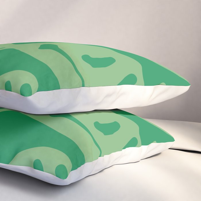 Money Green Melted Happiness Pillow Sham Gallery Image 3