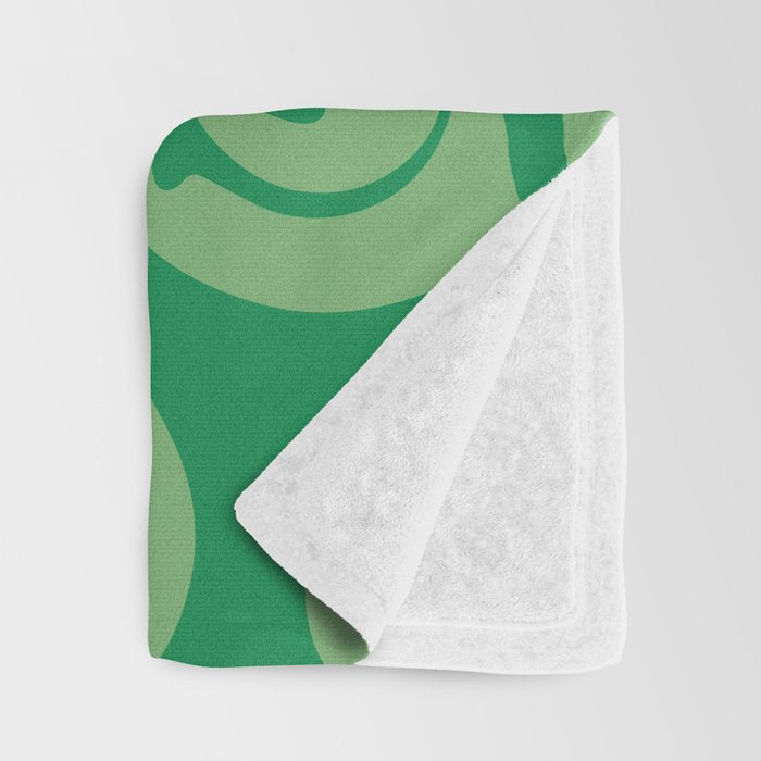 Money Green Melted Happiness Throw Blanket Gallery Image 3