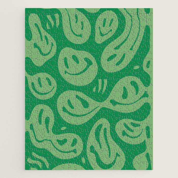 Money Green Melted Happiness Jigsaw Puzzle Gallery Image 1