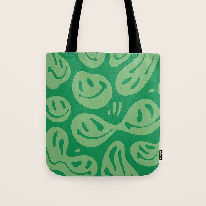 Money Green Melted Happiness Tote Bag Gallery Image 1