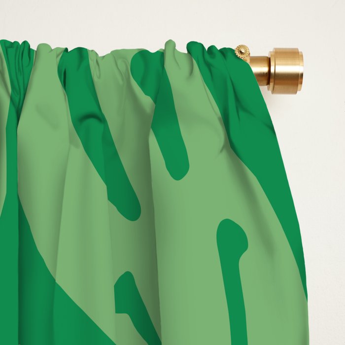 Money Green Melted Happiness Window Curtain Gallery Image 2