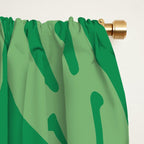 Money Green Melted Happiness Window Curtain Gallery Image 2