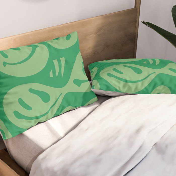 Money Green Melted Happiness Pillow Sham Gallery Image 2