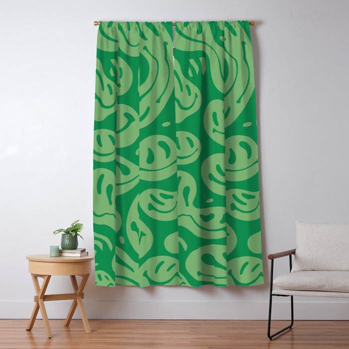 Money Green Melted Happiness Window Curtain Gallery Image 5