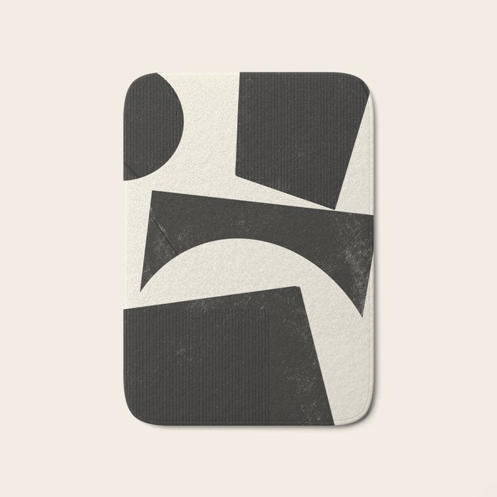 Modern Shape 04 Bath Mat Gallery Image 1