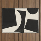 Modern Shape 04 Outdoor Rug Gallery Image 1