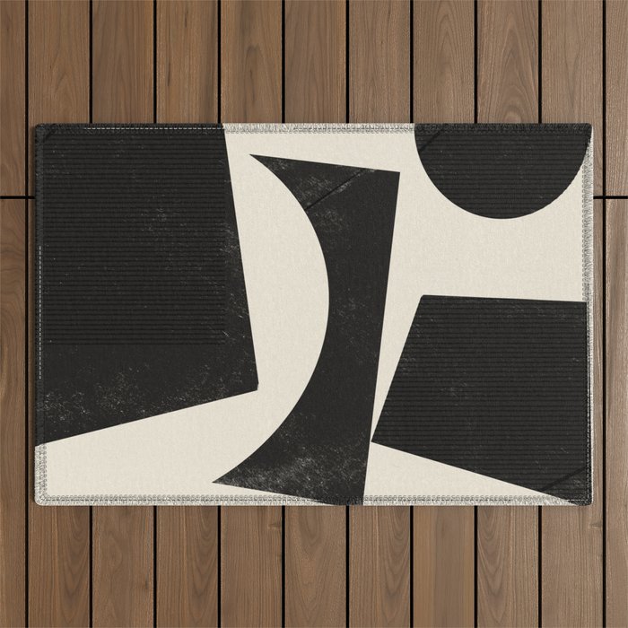 Modern Shape 04 Outdoor Rug Gallery Image 1