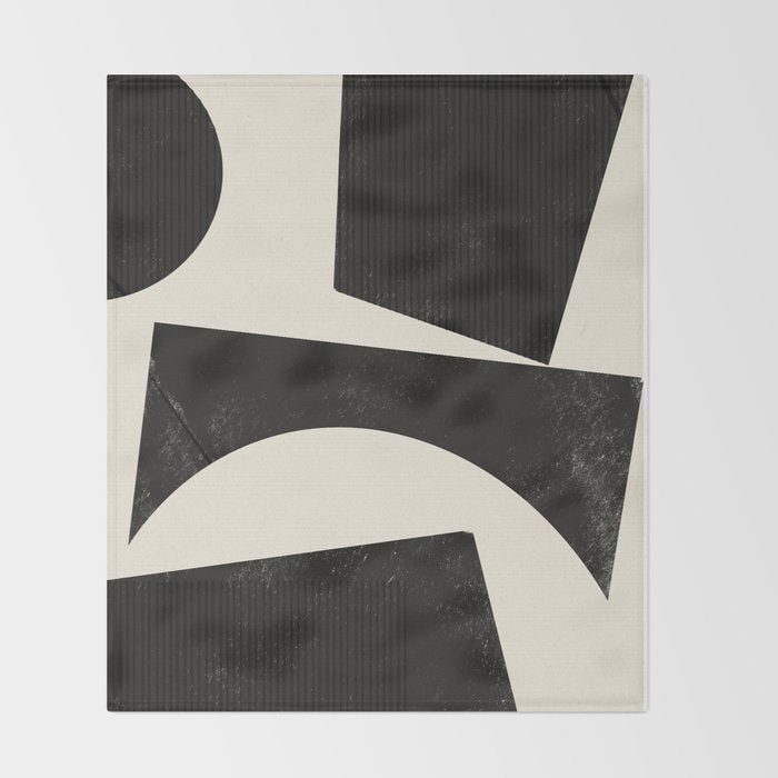 Modern Shape 04 Throw Blanket Gallery Image 2