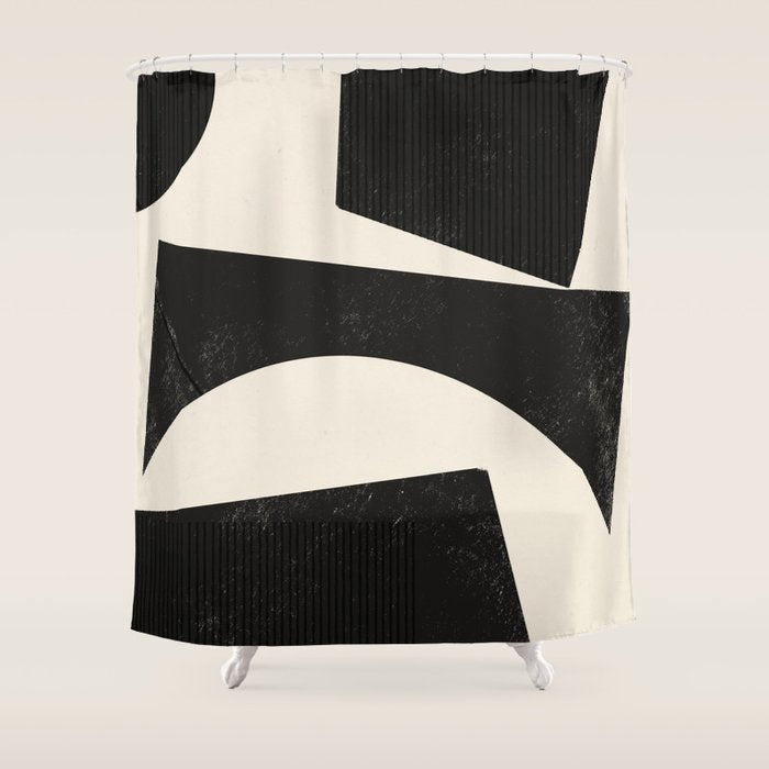 Modern Shape 04 Shower Curtain Gallery Image 1