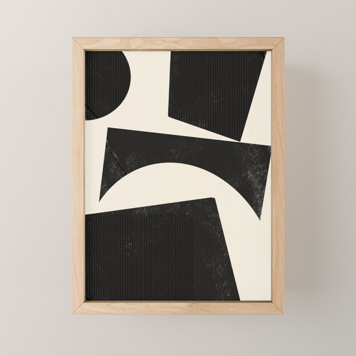Modern Shape 04 Mini Art Print Gallery Image 1
