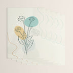 Little Line Flowers Wrapping Paper Gallery Image 3